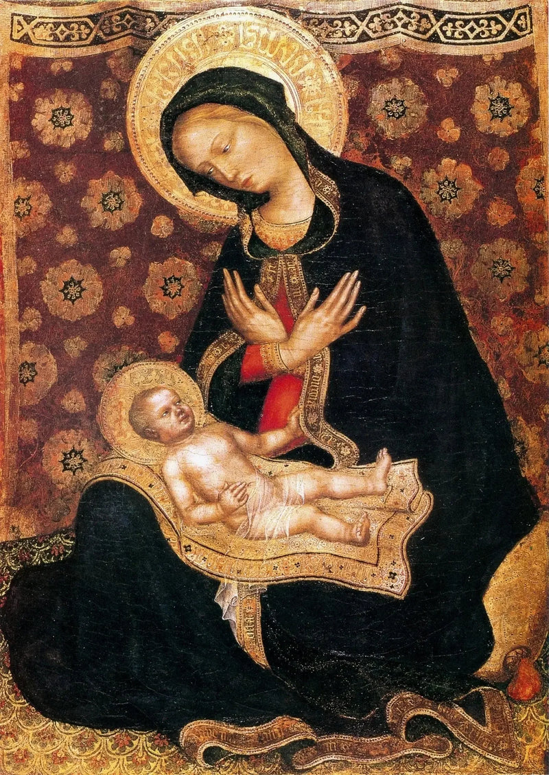 Madone af ydmyghed - Gentile da Fabriano