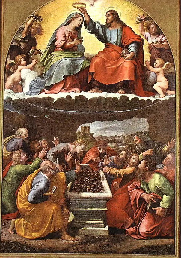 Reproduction du tableau « Madone de Monteluce - Raphaël Sanzio » par Alpha Reproduction en peinture à l’huile