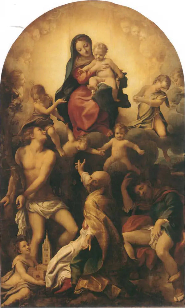 San Sebastians Dronning - Antonio da Correggio
