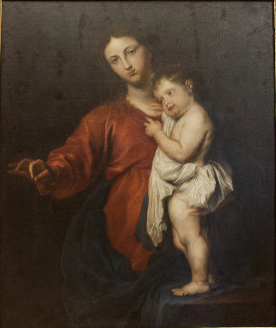 Madonna af Rosenkransen - Antoine van Dyck