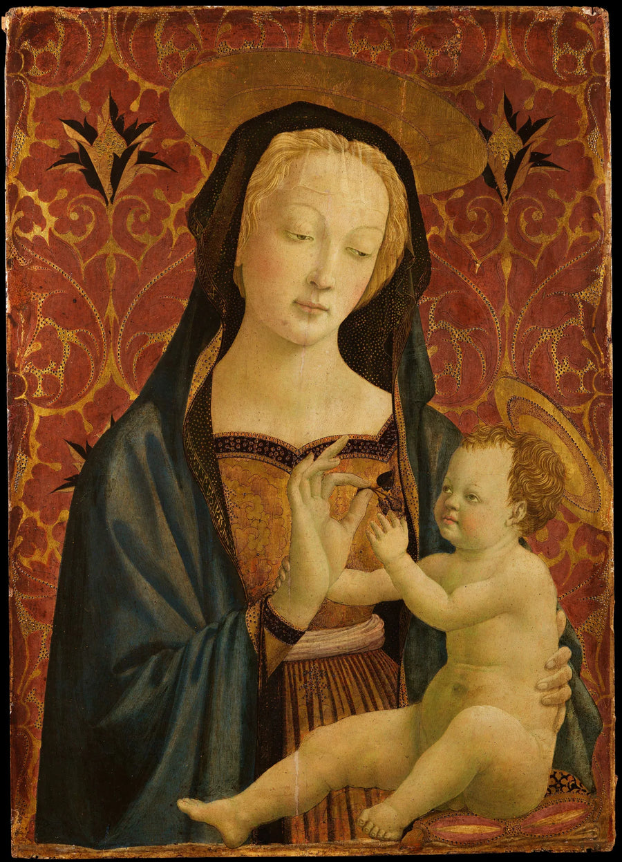 Madonna Berenson - Domenico Veneziano image 1 reproduction d’œuvre d’art à l’huile