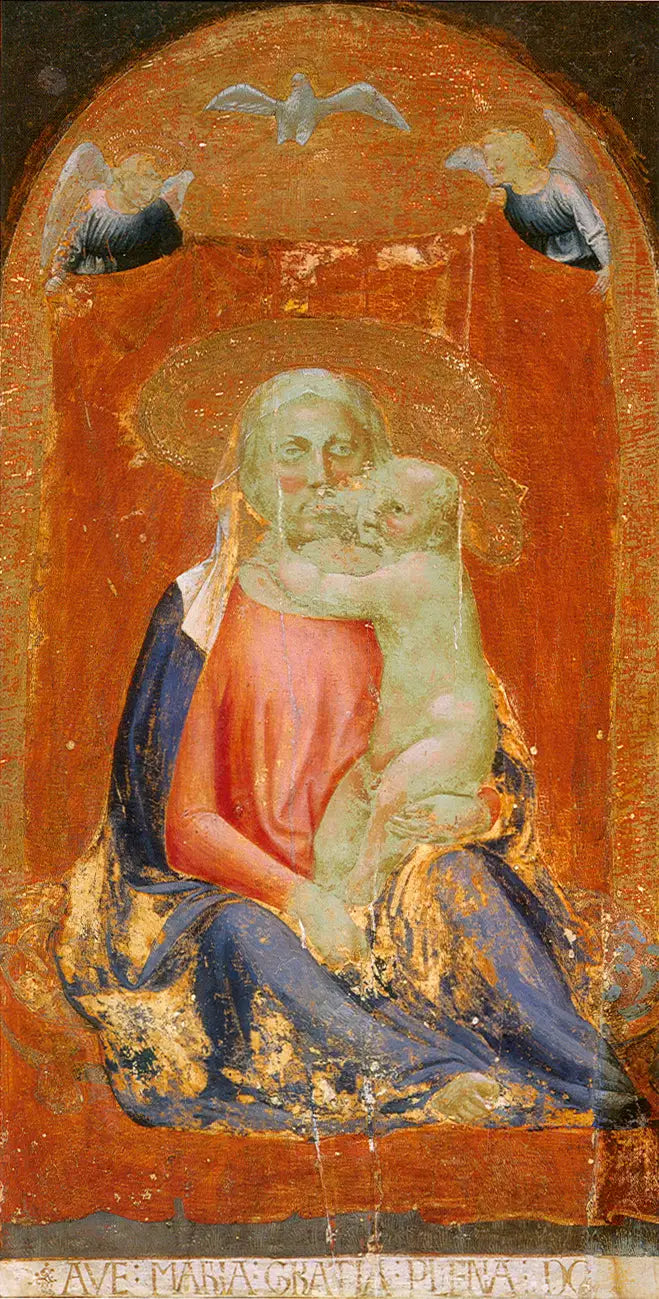 Madonna dell'Umiltà - Masaccio image 1 reproduction de peinture à l’huile