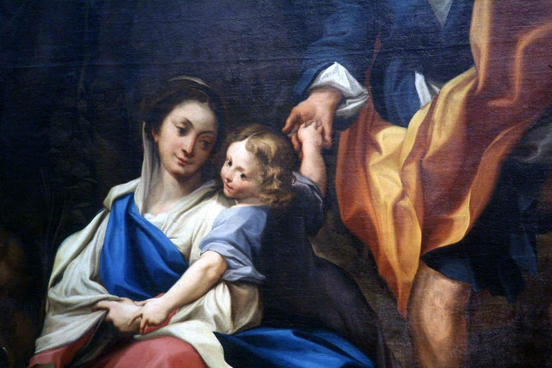 Madonna della Scodella (efter Correggio) (detalje) - Anton Raphael Mengs