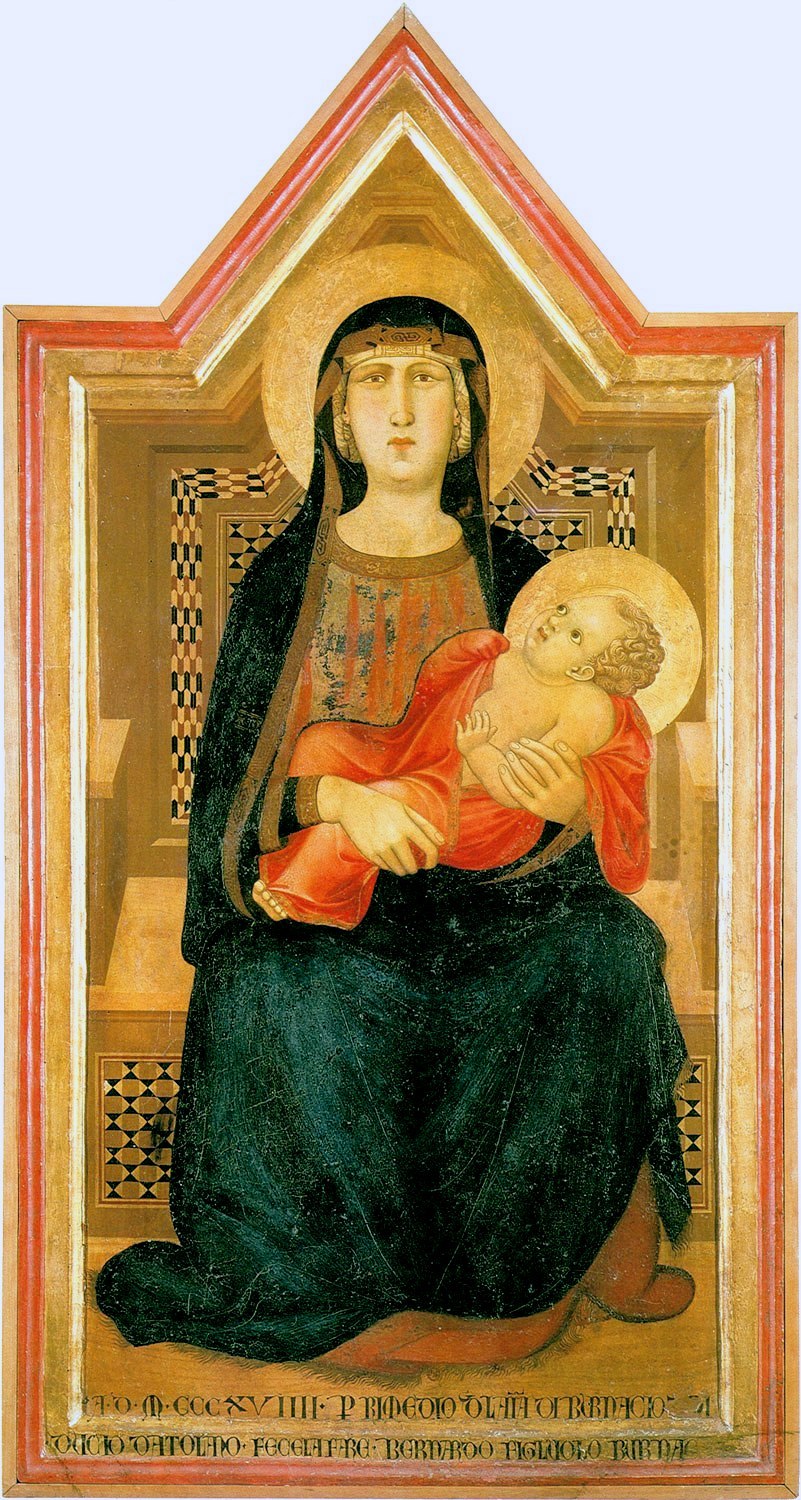 Madonna di Vico l'Abate - Ambrogio Lorenzetti image 1 reproduction d’œuvre d’art à l’huile