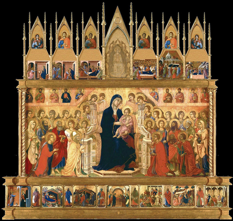 Dormition de la Vierge, Maestà - Duccio di Buoninsegna