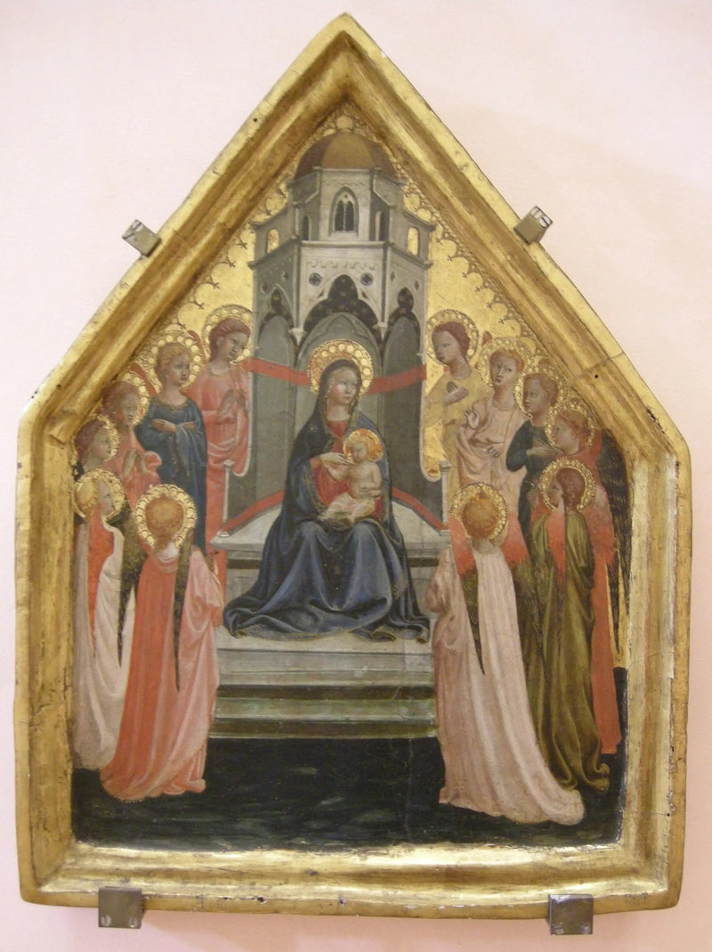 Maesta med tolv engle - Fra Angelico