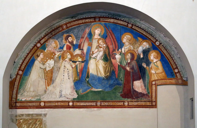 Maestat af Sant'Agostino - Ambrogio Lorenzetti
