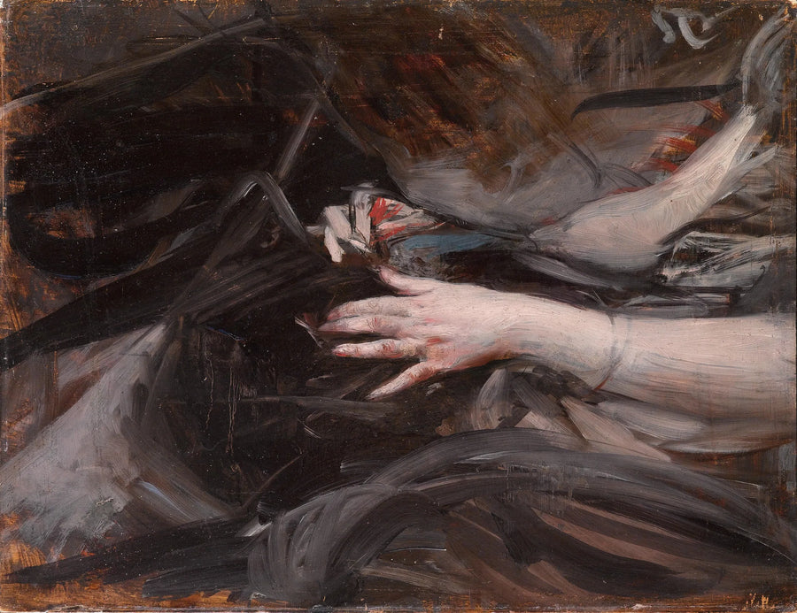 En kvindes sygehånd - Giovanni Boldini