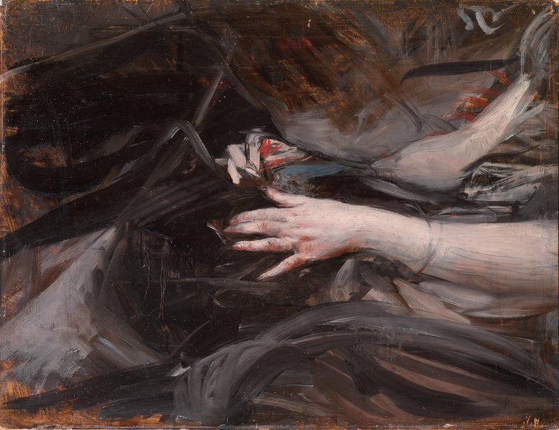 En kvindes sygehånd - Giovanni Boldini