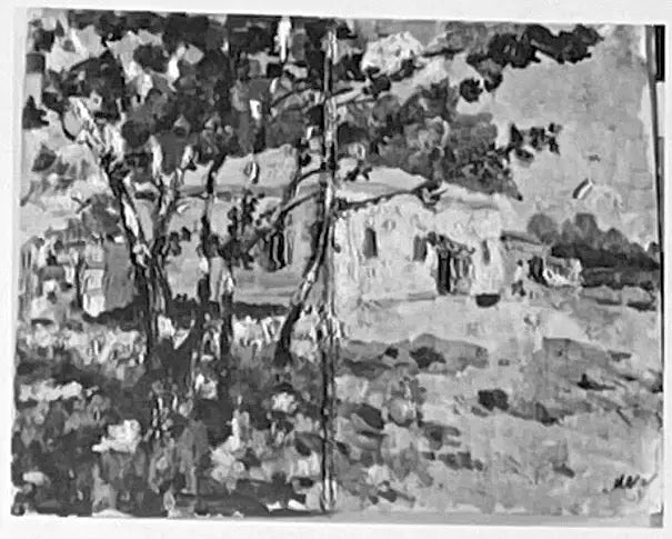 Maison à la campagne - Kazimir Malevich - Alpha Reproduction