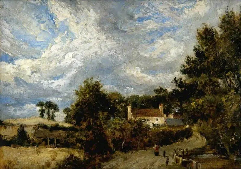 Hus ved vejen - John Constable