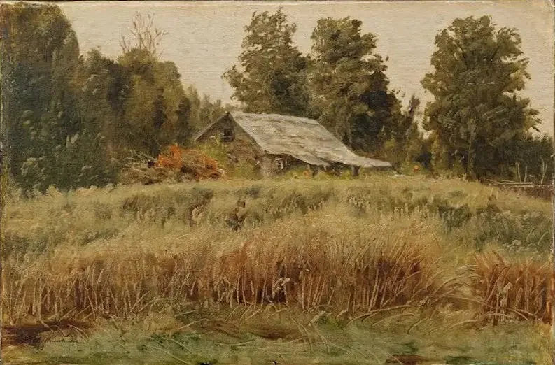 Hus ved søbredden - Ivan Chichkine