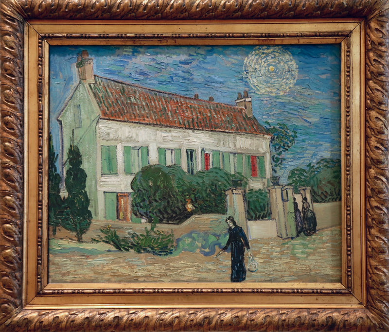 Det hvide hus, om natten - Vincent van Gogh