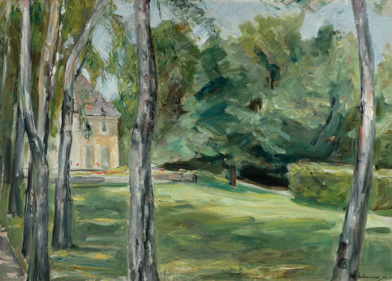 Hus i haven (Dům v zahradě) - Max Liebermann