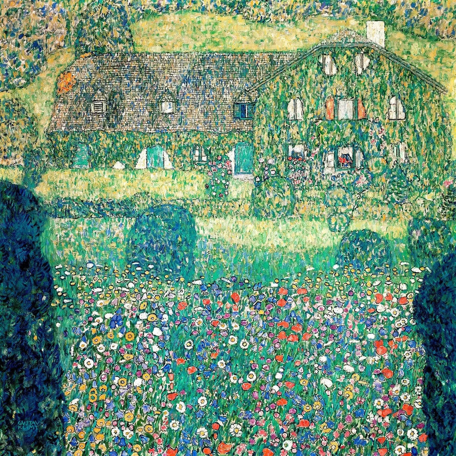 Landhus ved Attersee-søen - Gustav Klimt