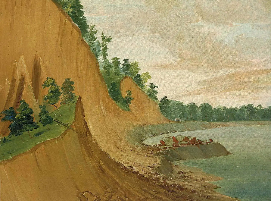 Handelshus af Cabane, 930 mil over Saint-Louis - George Catlin