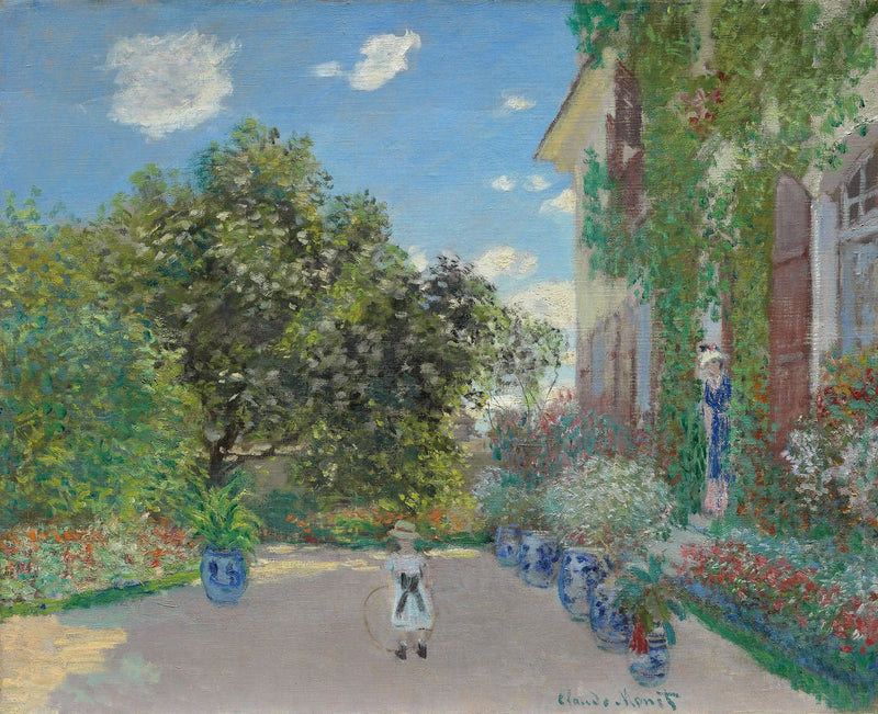 Kunstnerens hus i Argenteuil - Claude Monet