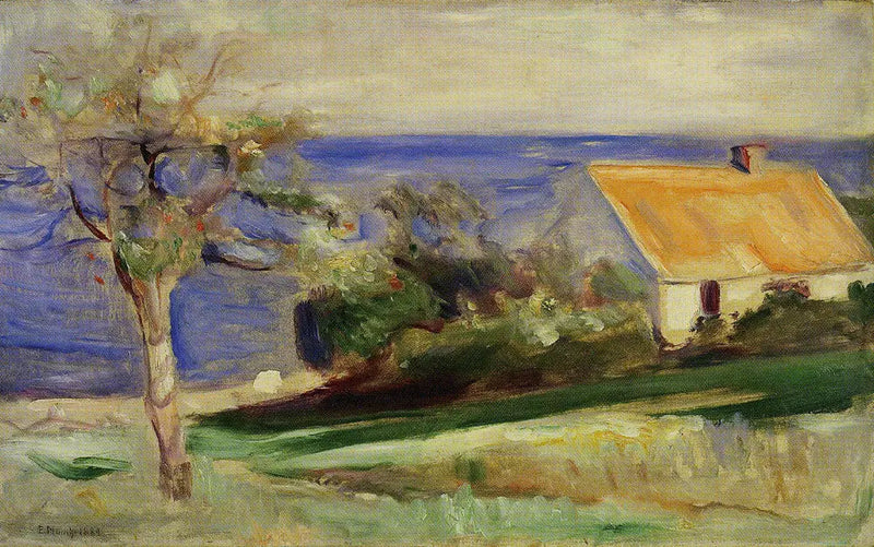 Mortens Dammes hus nær Åsgardstrand - Edvard Munch