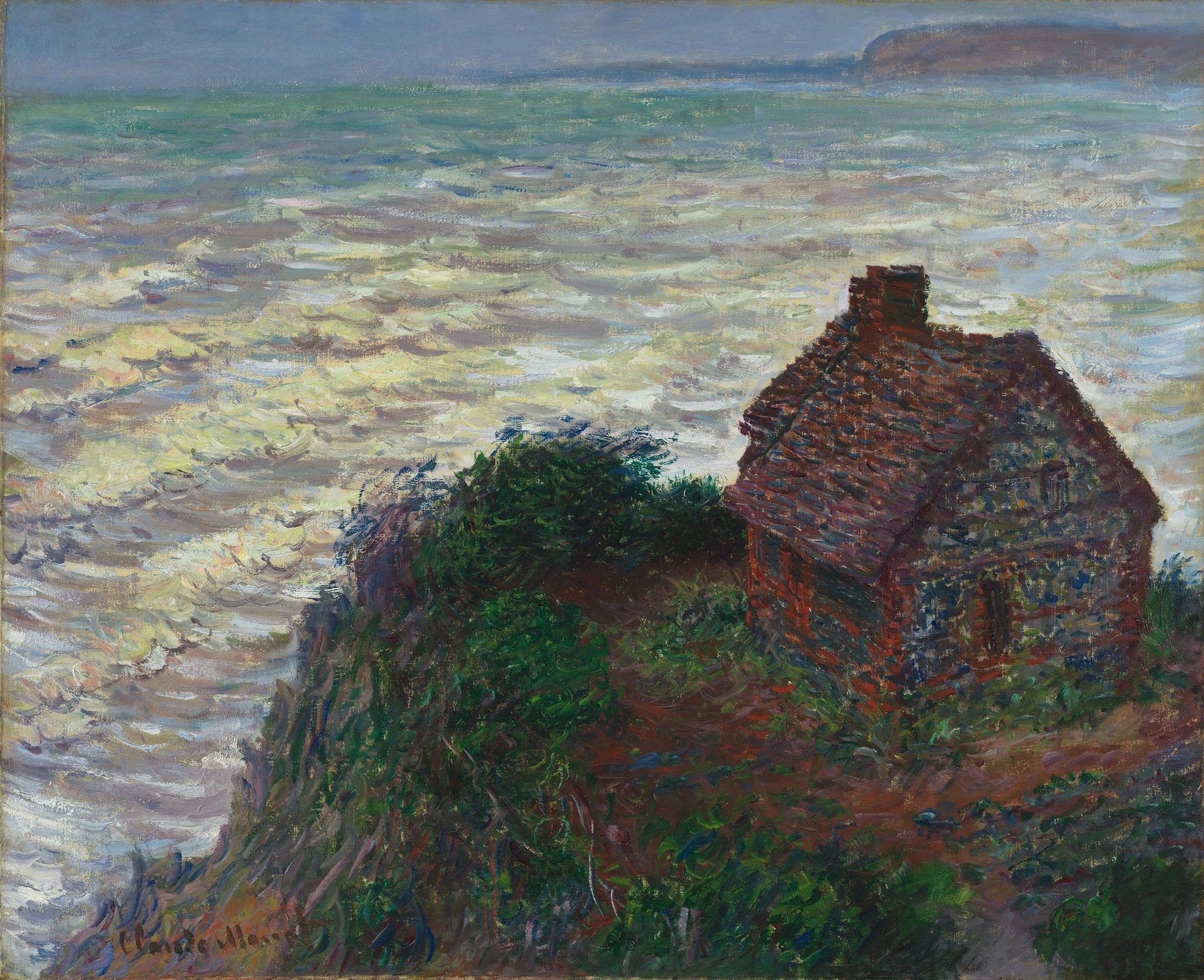 La Maison du douanier à Varengeville W739 par Claude Monet