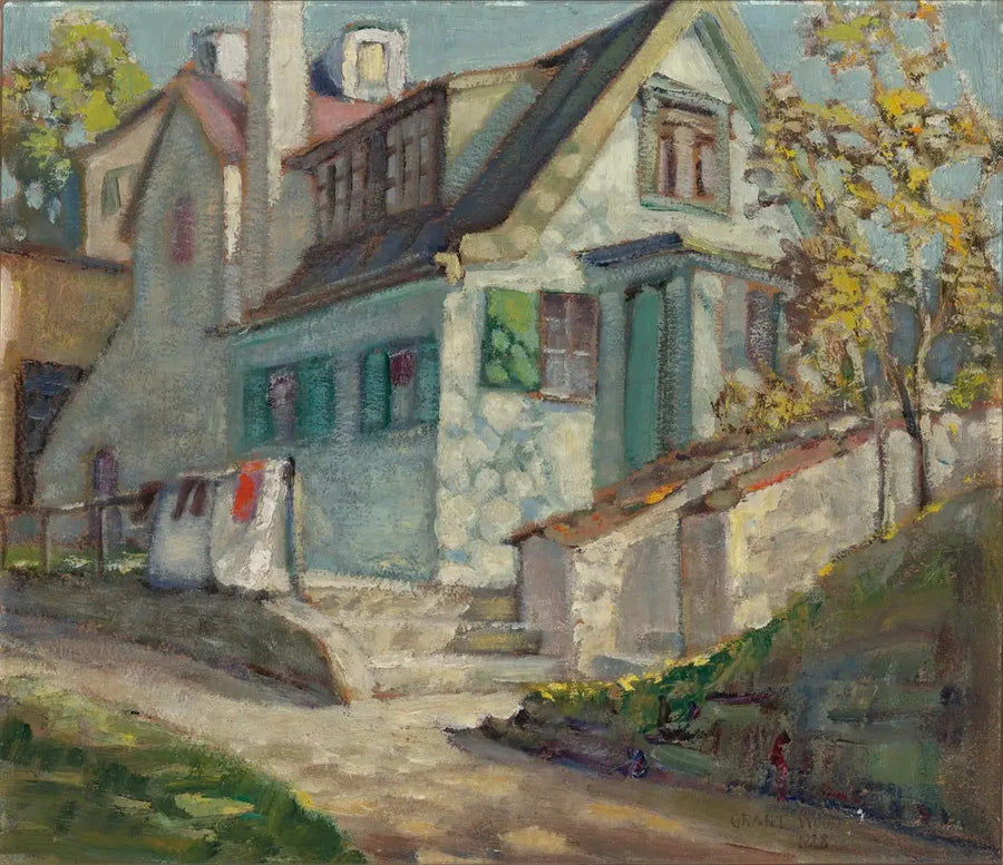 Solrigt hus - Grant Wood