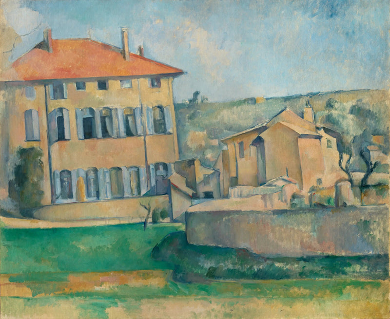 Maison og gård Jas de Bouffan - Paul Cézanne