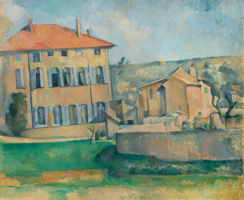 Maison og gård Jas de Bouffan - Paul Cézanne