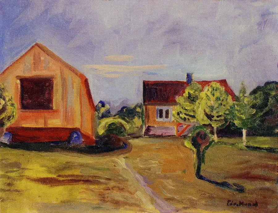 hus og studio af Munch i Åsgardstrand - Edvard Munch