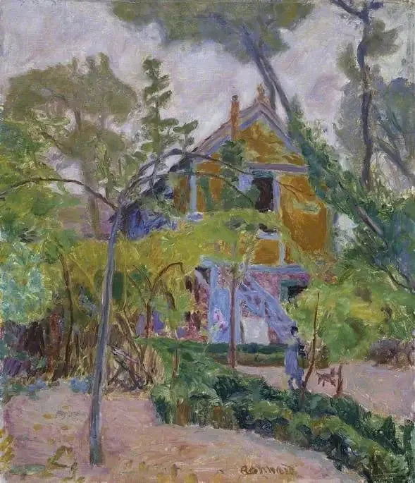 Hus blandt træerne - Pierre Bonnard