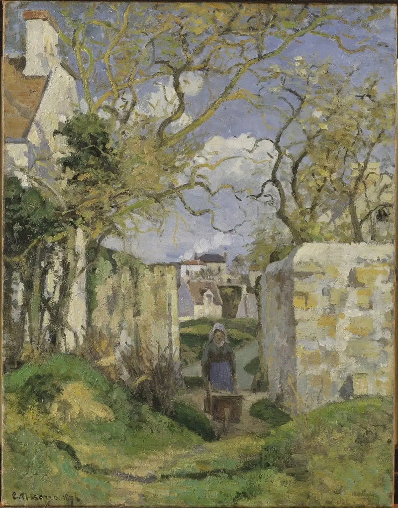 hus Rondest, Pontoise - Camille Pissarro