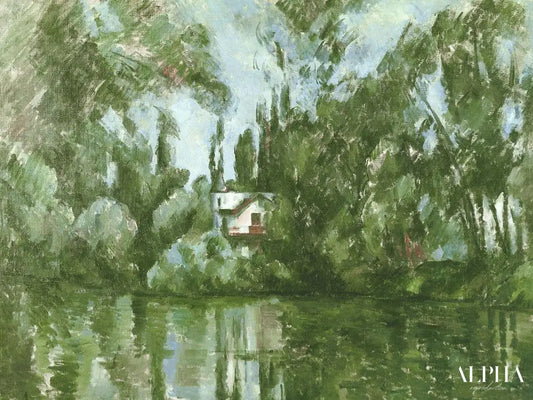 Maison sur les bords de la Marne - Paul Cézanne - Reproductions de tableaux et peintures haut de gamme