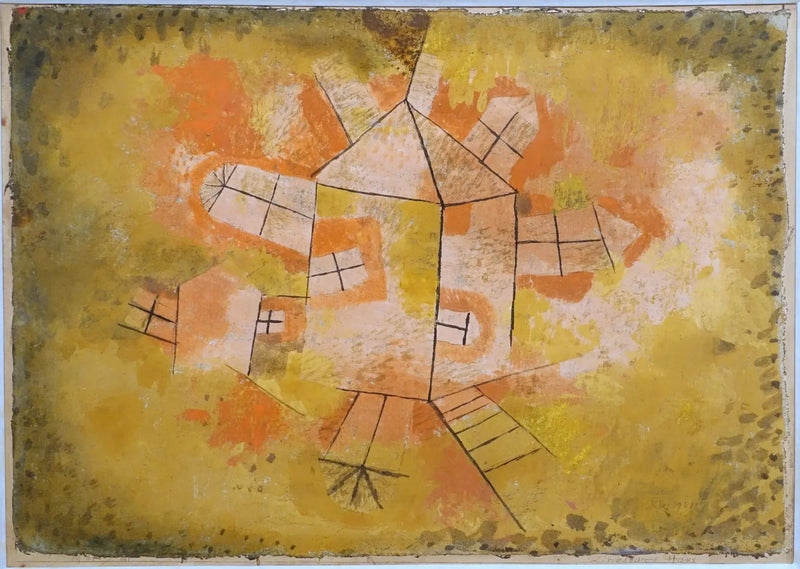 Drejende hus - Paul Klee