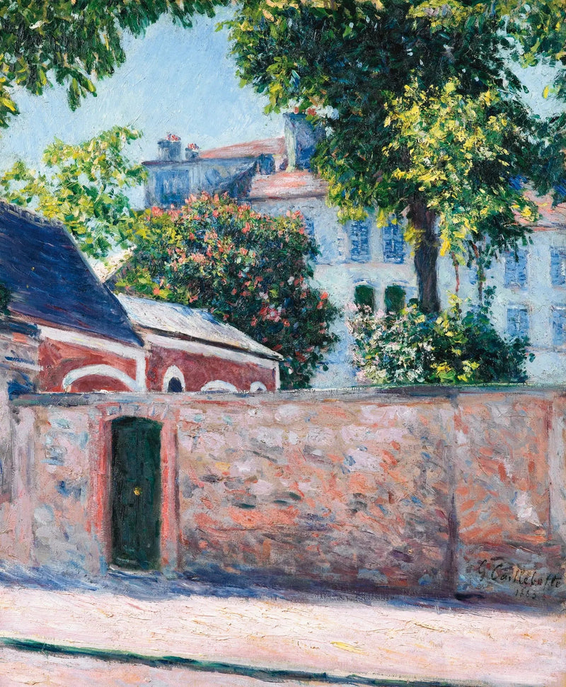 Huse i Argenteuil - Gustave Caillebotte