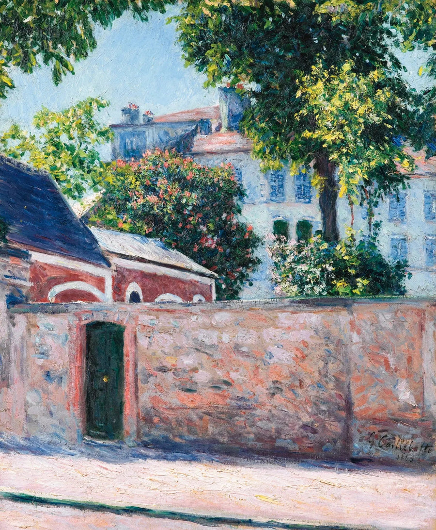 Huse i Argenteuil - Gustave Caillebotte
