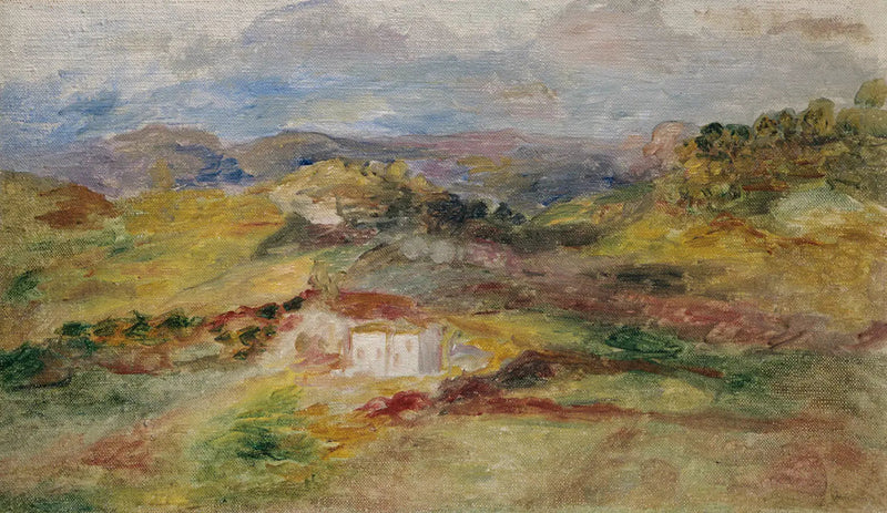 Huse i Cagnes - Pierre-Auguste Renoir