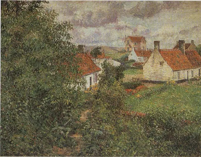 Huse i Knokke - Camille Pissarro