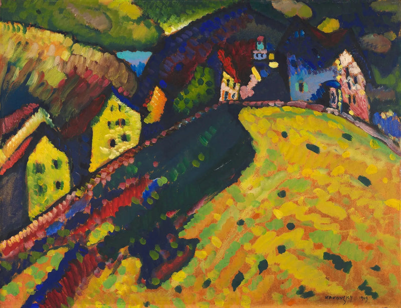 Huse i Murnau - Vassily Kandinsky