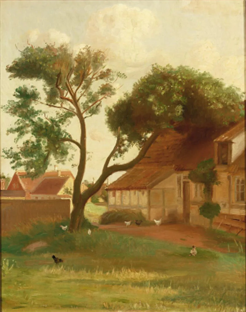 Huse i Skagen. -Michael Peter Ancher