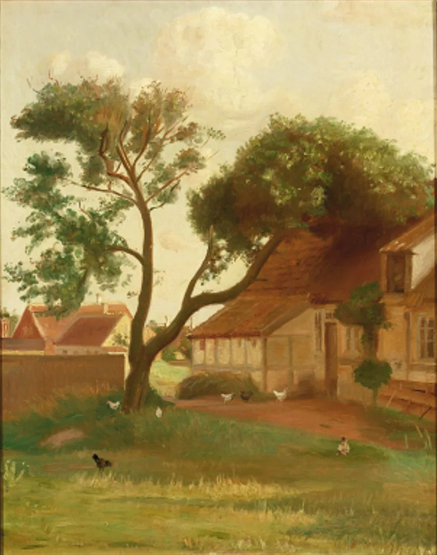 Huse i Skagen. -Michael Peter Ancher
