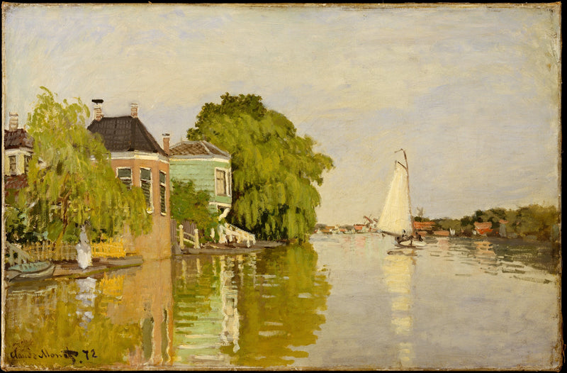 Huse på Achterzaan W186 - Claude Monet