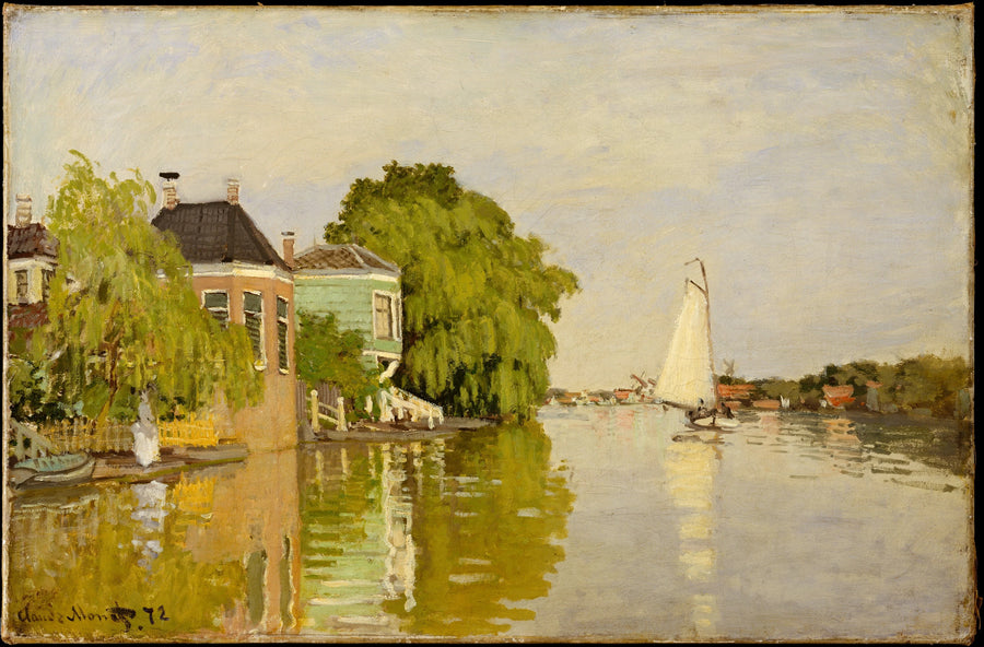 Huse ved Achterzaan - Claude Monet