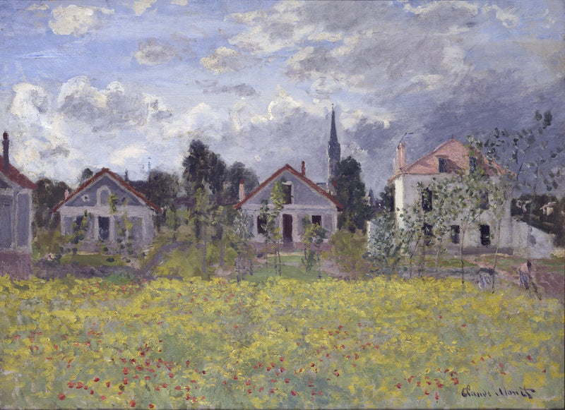 Huse i Argenteuil W277 - Claude Monet