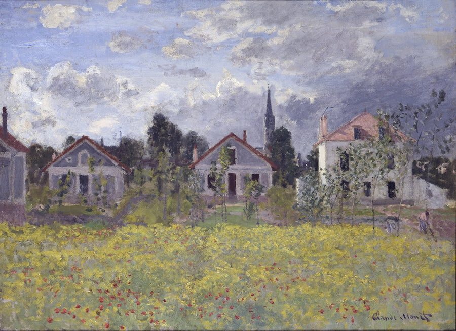 Husene i Argenteuil - Claude Monet