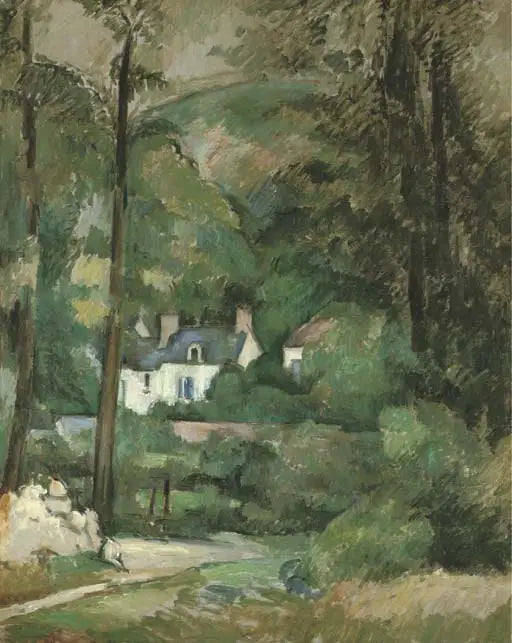 Maisons au Chou, à Pontoise - Paul Cézanne image 1 reproduction d’œuvre d’art à l’huile