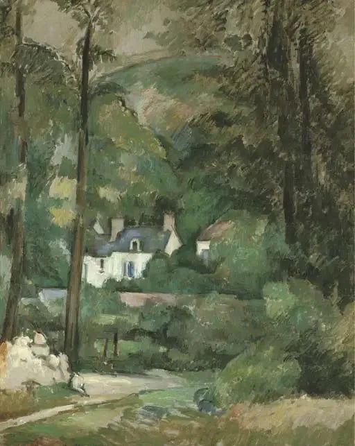 Huse i Chou, i Pontoise - Paul Cézanne