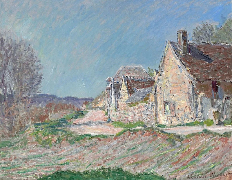 Huse langs vejen W972 - Claude Monet