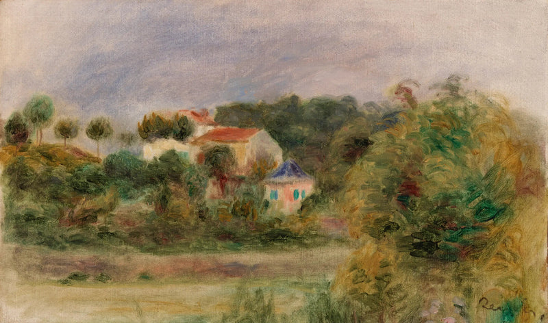 Huse i en park - Pierre-Auguste Renoir