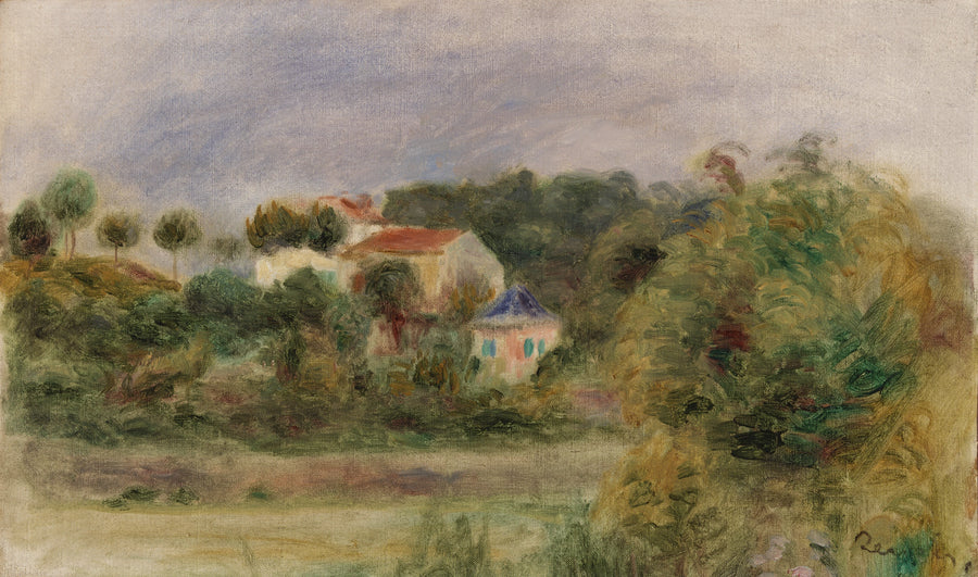Huse i en park - Pierre-Auguste Renoir