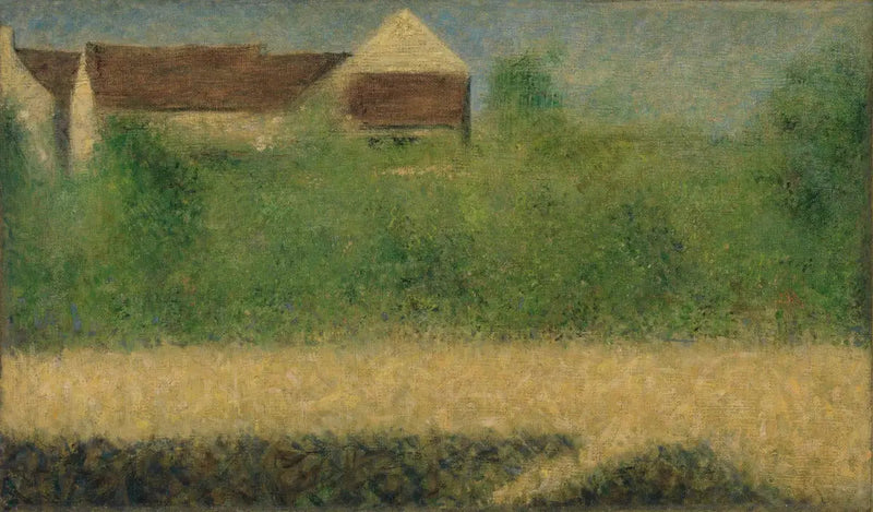 Huse og have - Georges Seurat