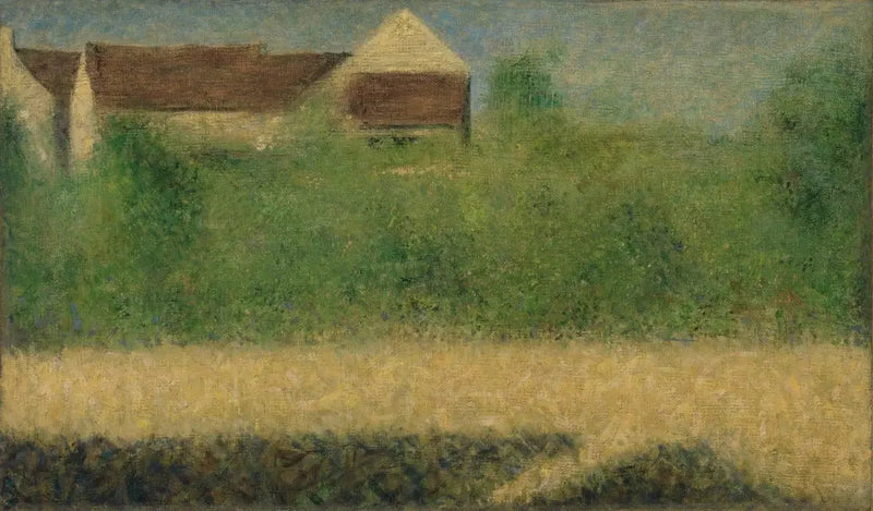 Huse og have - Georges Seurat
