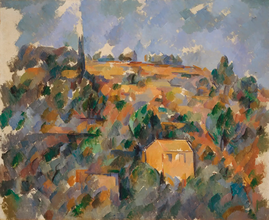 Huse på bakken, Provence - Paul Cézanne